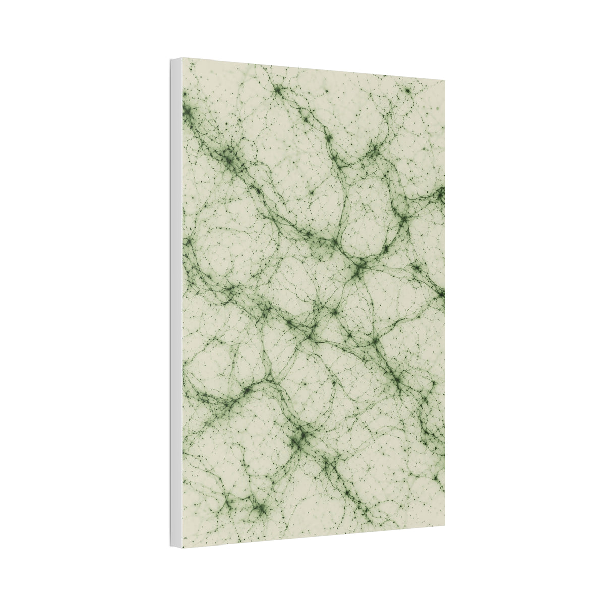 Neon Mycelium - Matcha Latte Glossy Canvas