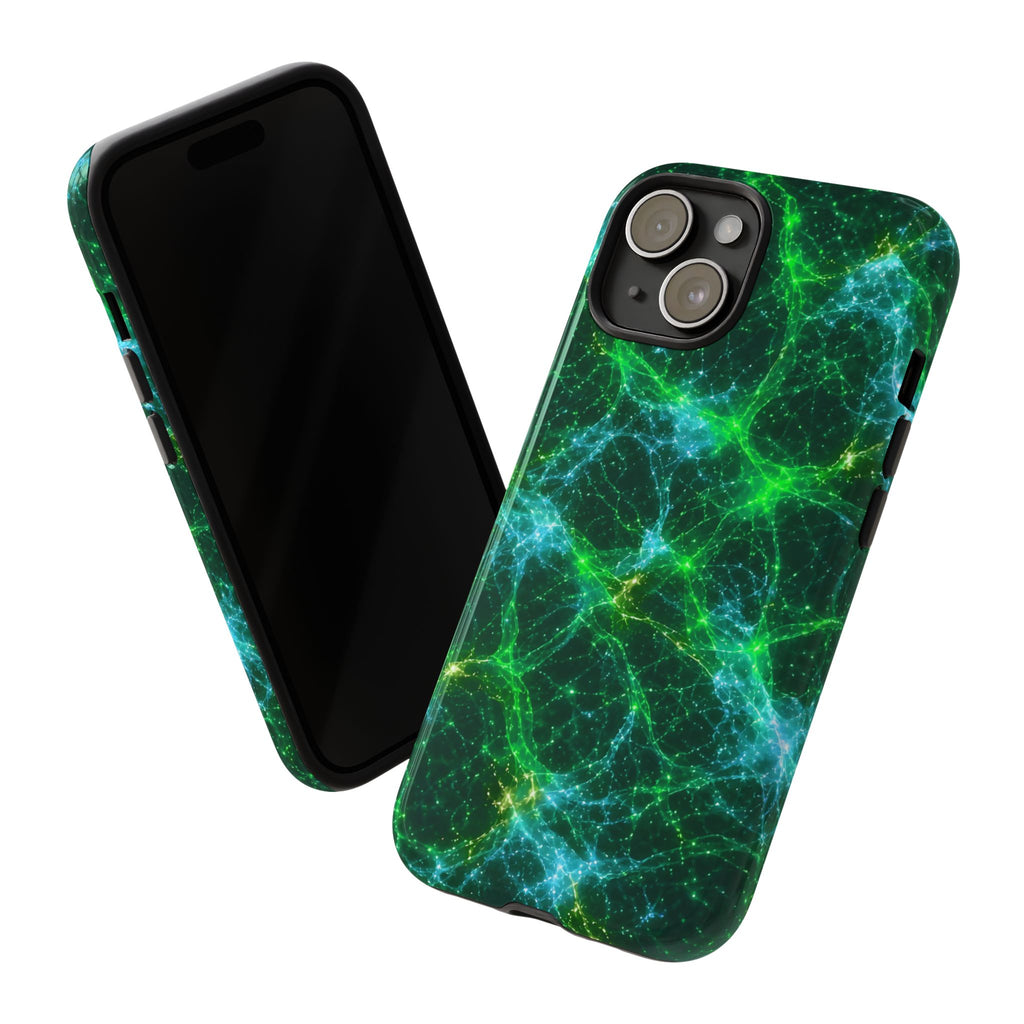 Neon Mycelium - Mermaid Phone Case