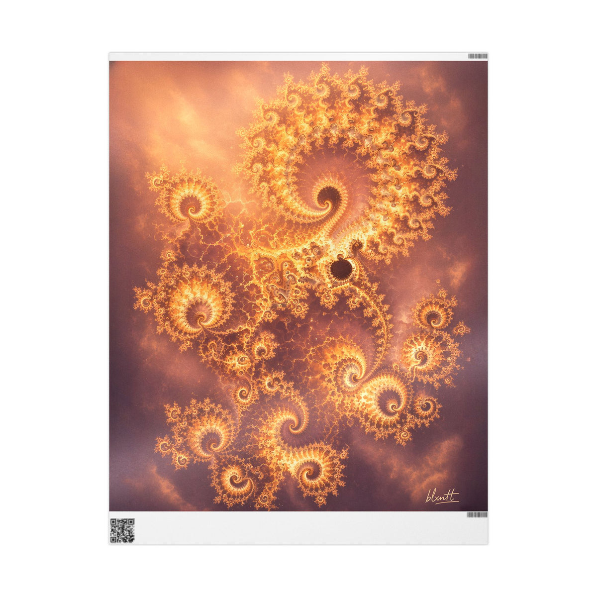 Copper Infinity - Golden Hour Wrapping Paper