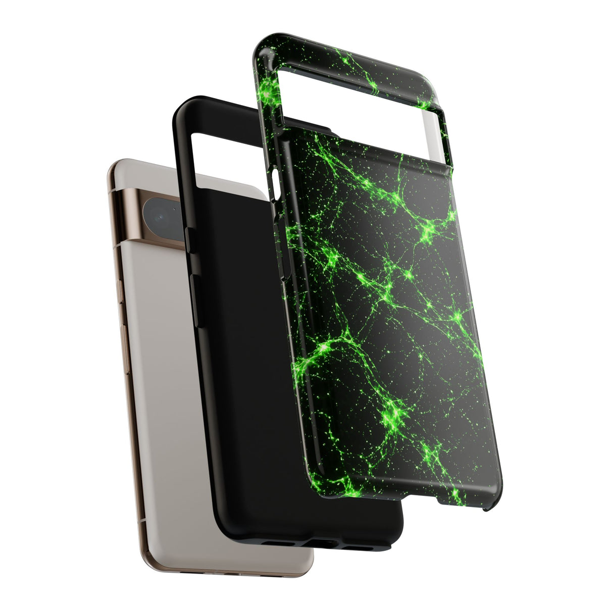Neon Mycelium - Toxic Lime Phone Case