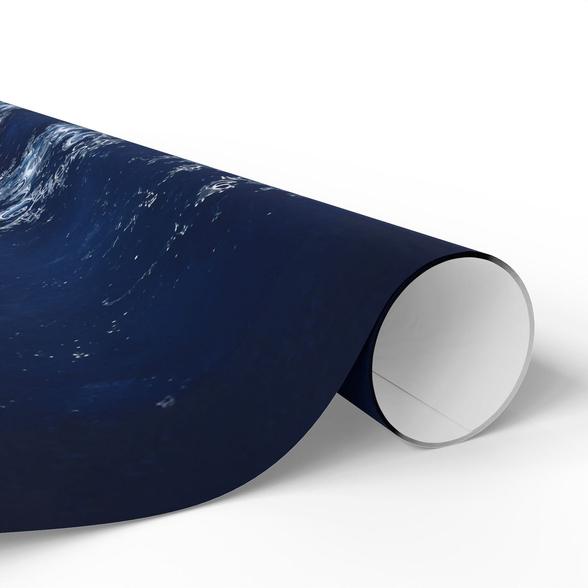 Copper Infinity - Ice Blue & Silver Wrapping Paper