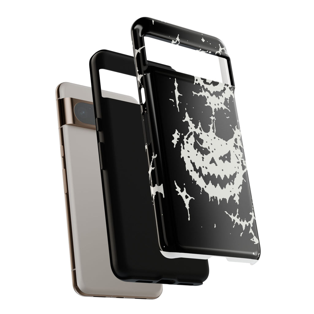 White Spiderweb Pumpkin Phone Case
