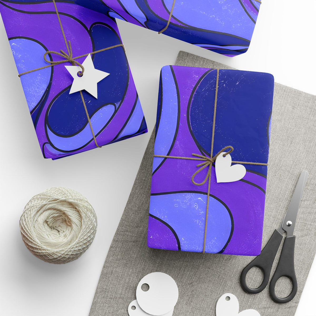 Fillmore Flow - Ultraviolet Wrapping Paper