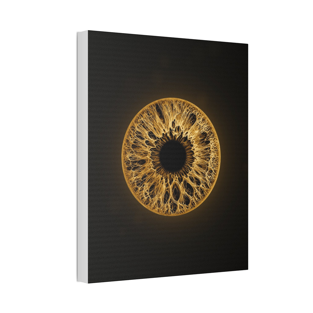 BLXNTT Iris – Lace Web Amber Glossy Canvas