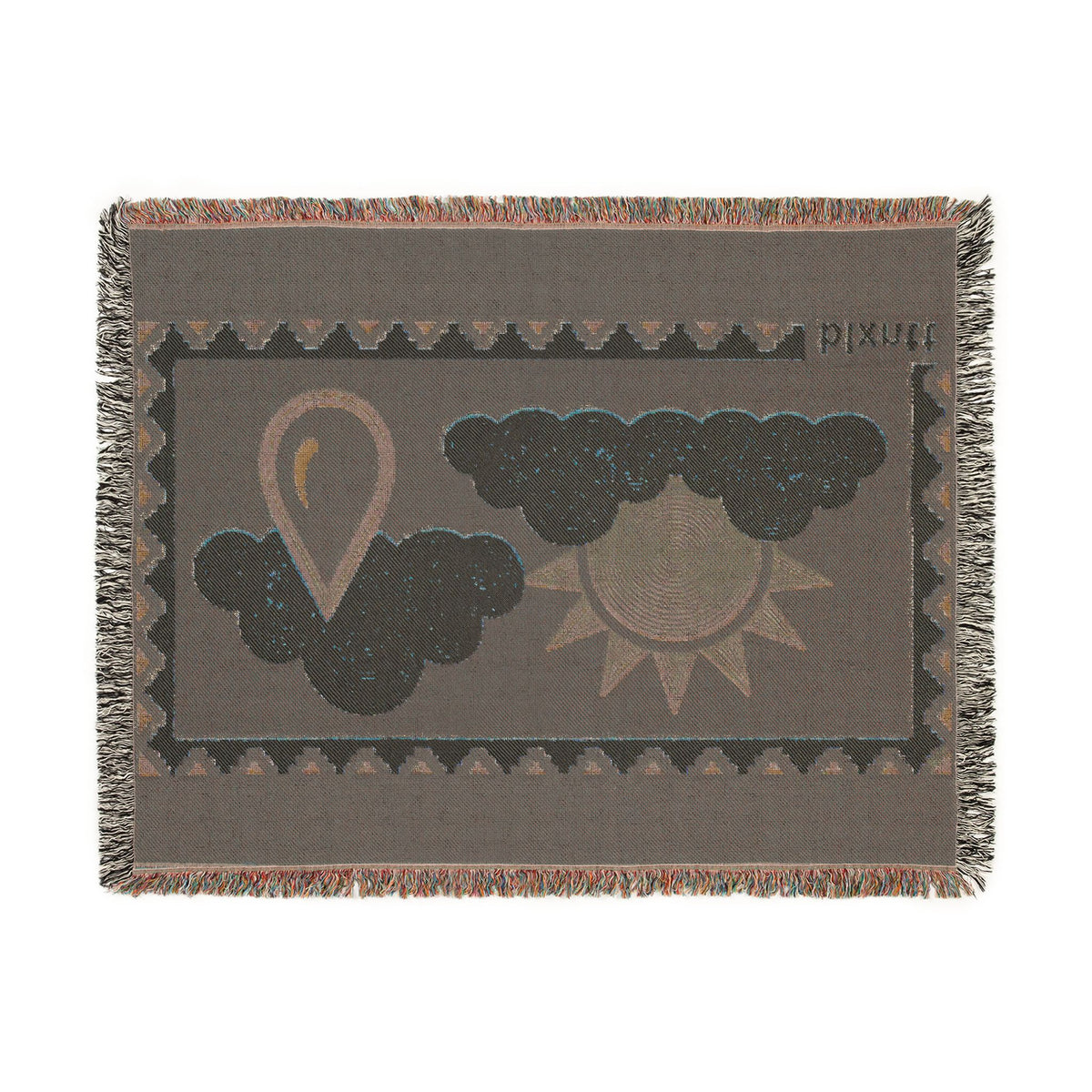 BLXNTT Blue Hippie Woven Blanket #3
