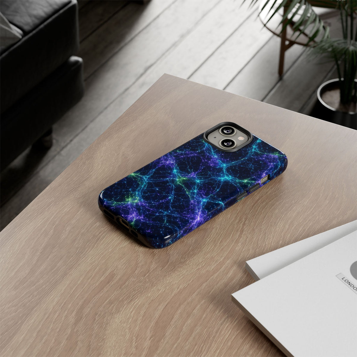 Neon Mycelium - Original Glow Phone Case