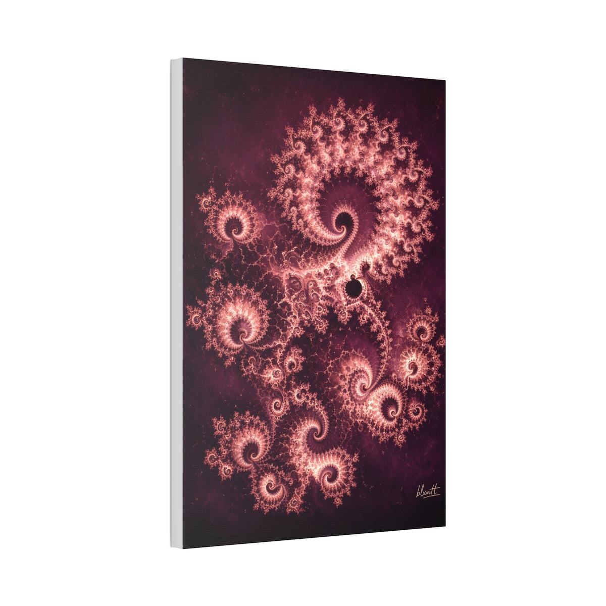 Copper Infinity - Rose Quartz Glossy Canvas