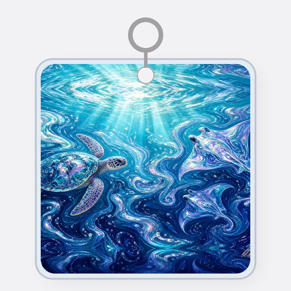Deep Sea Drift Acrylic Keychain