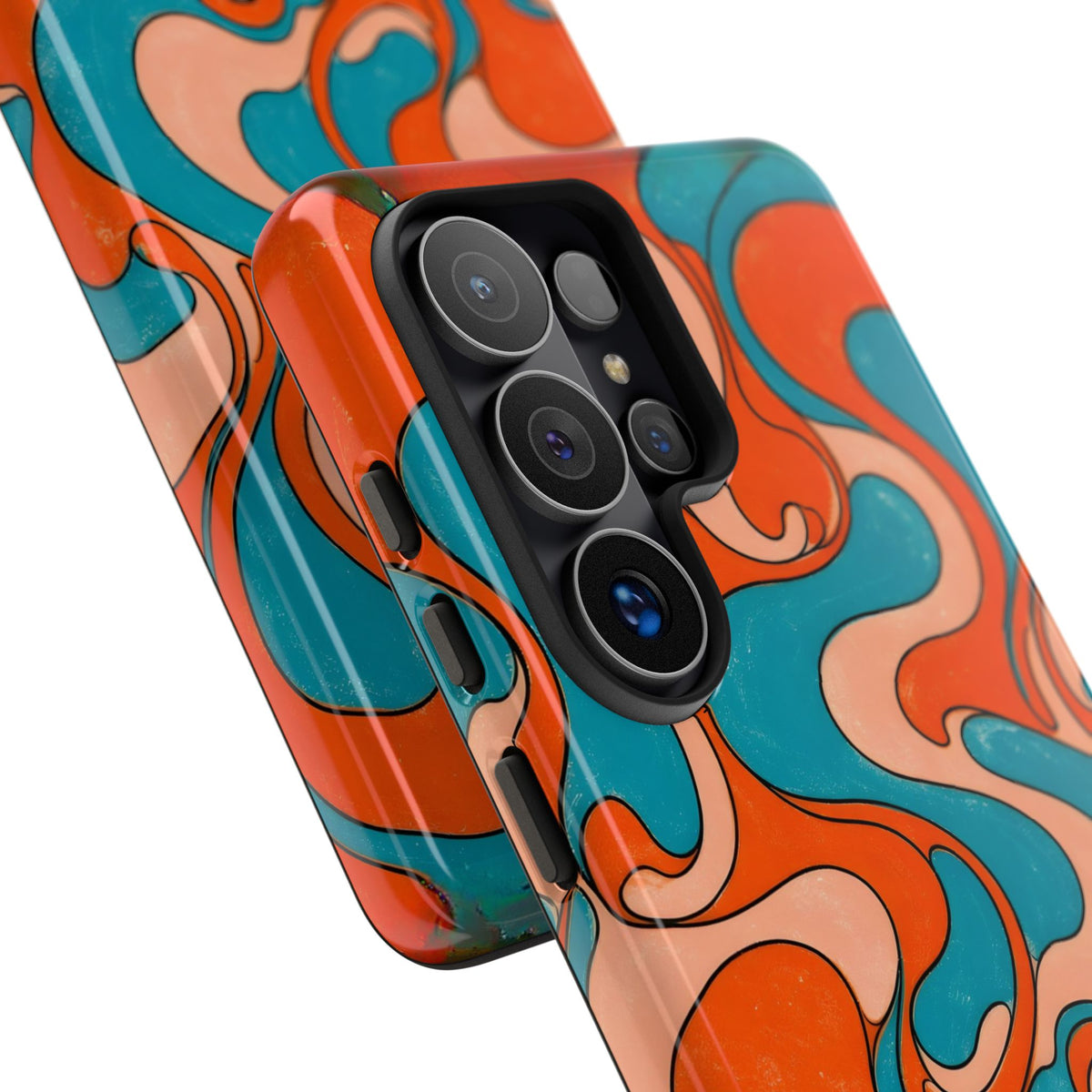 Fillmore Flow - Blood Orange & Teal Phone Case