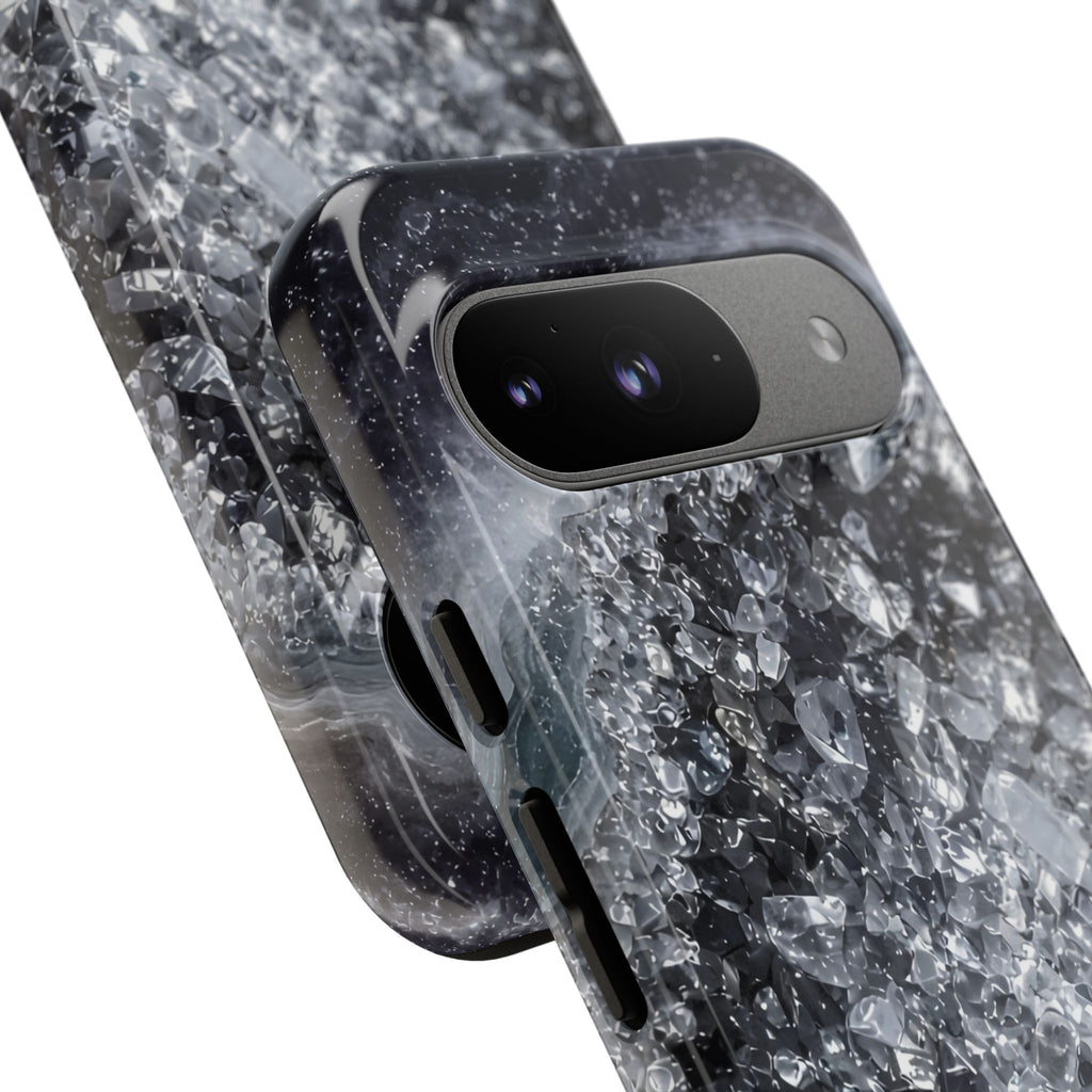 Geode Core - Silver Smoke Phone Case
