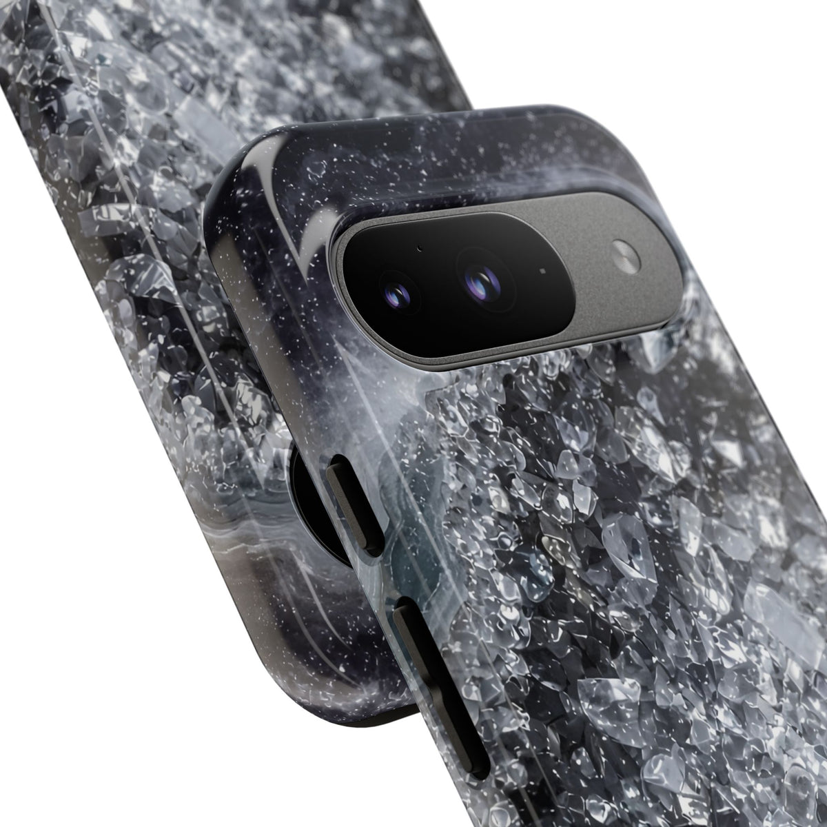 Geode Core - Silver Smoke Phone Case