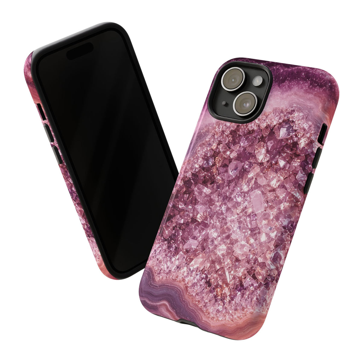 Geode Core - Rose Quartz Phone Case
