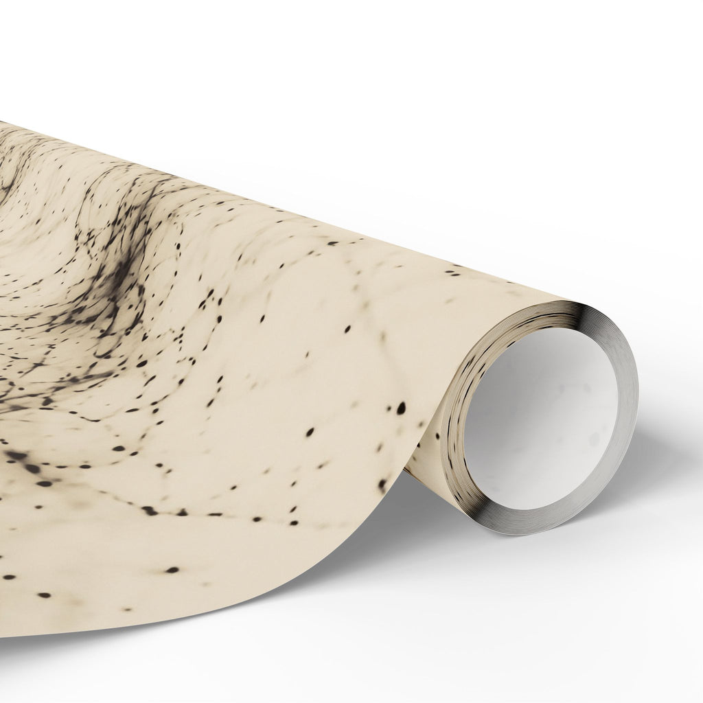 Neon Mycelium - Ink on Paper Wrapping Paper