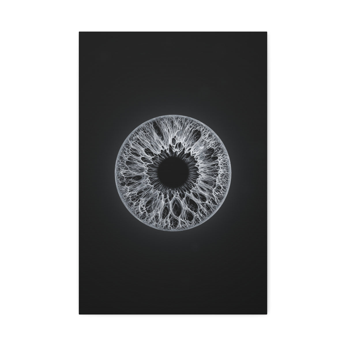 BLXNTT Iris – Lace Web Gray Glossy Canvas