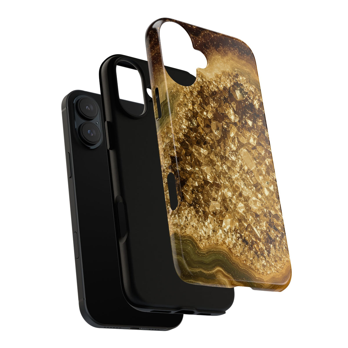 Geode Core - Gold Vein Phone Case