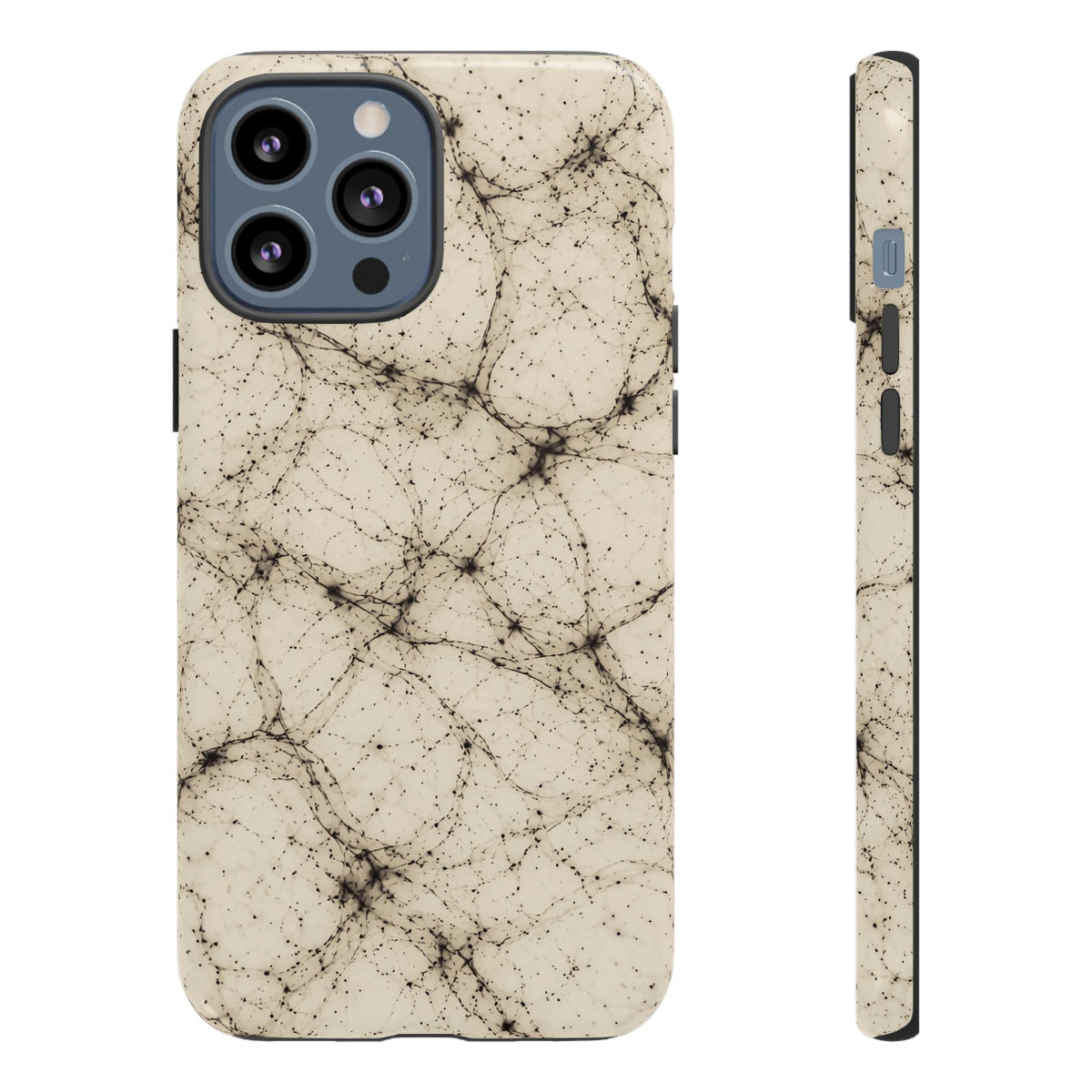 Neon Mycelium - Ink on Paper Phone Case