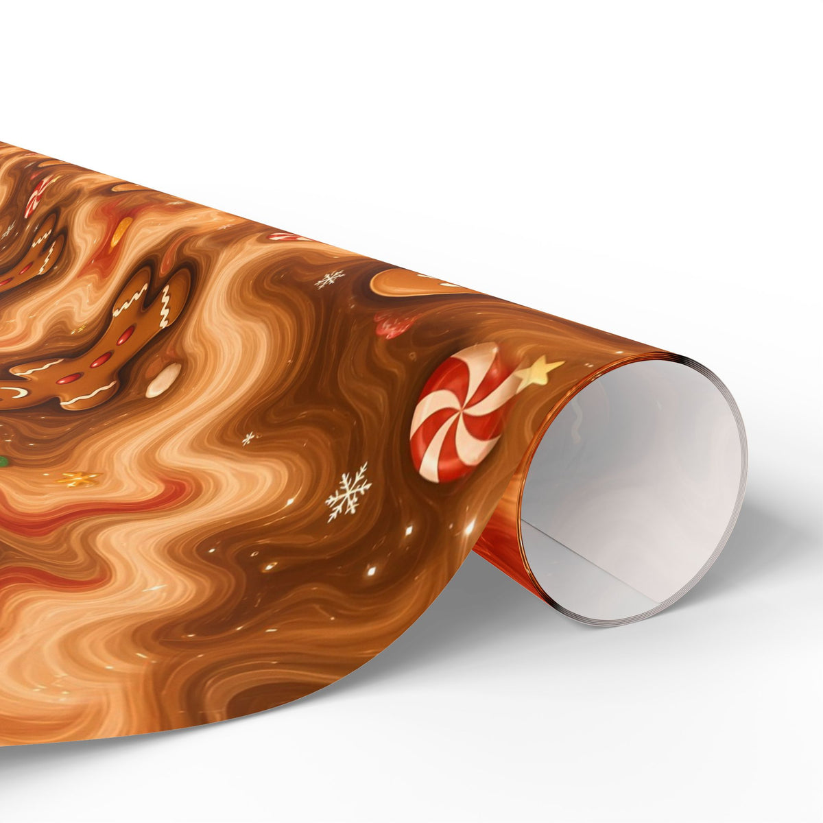 Gingerbread Trippy Christmas Wrapping Paper