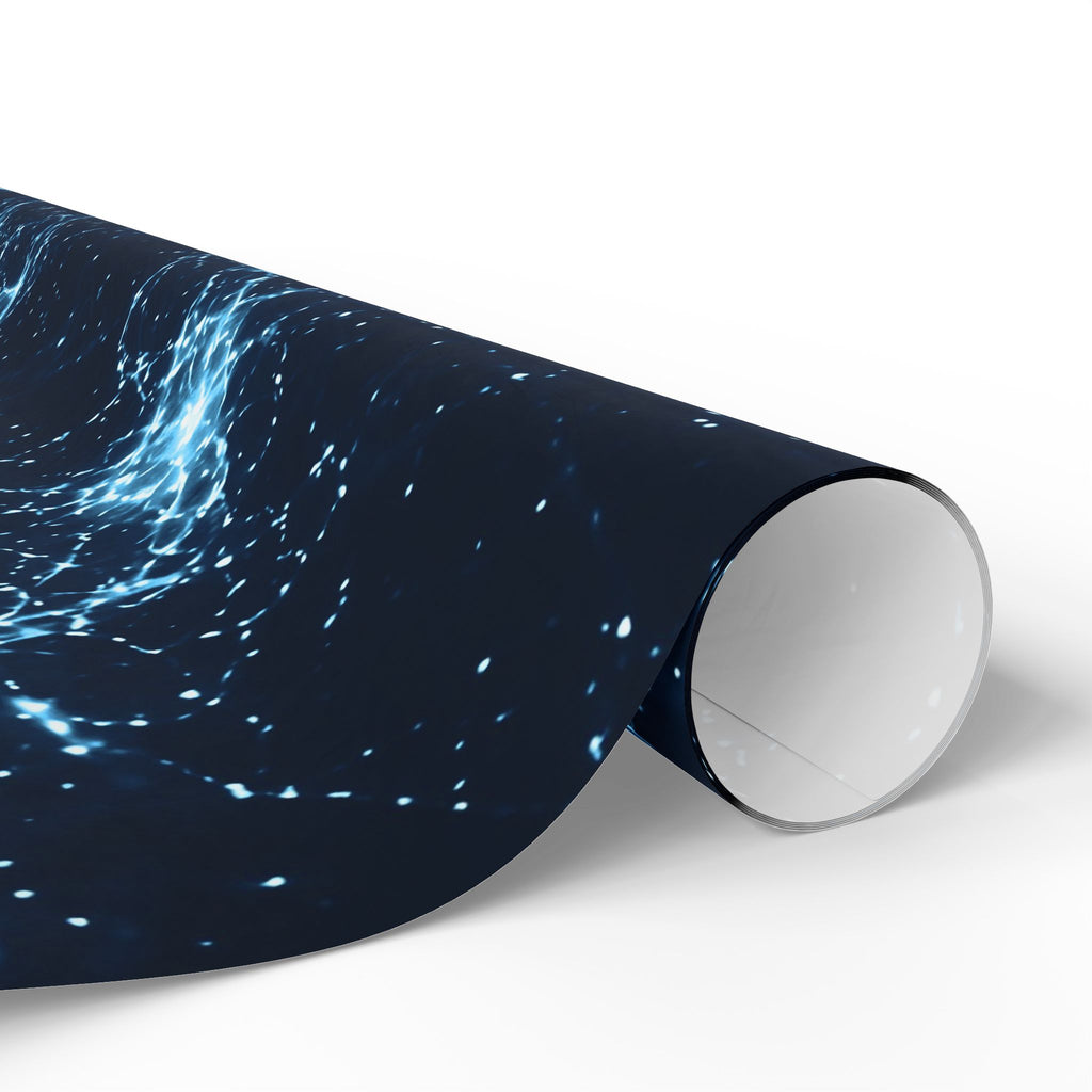 Neon Mycelium - Ice Crystal Wrapping Paper