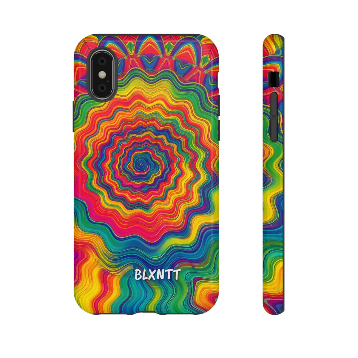 Hypnotic Rainbow Ripple Phone Case