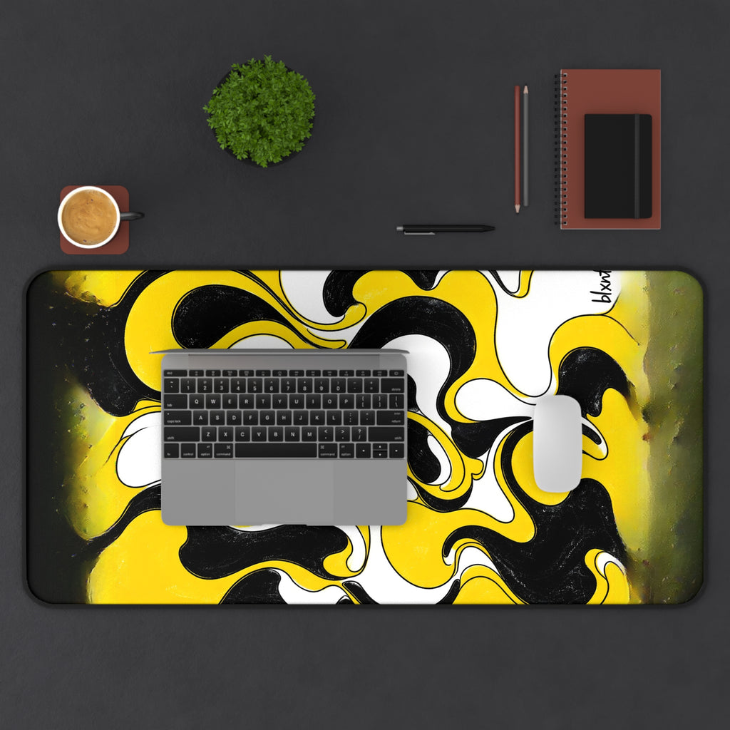 Fillmore Flow - Hazard Yellow Desk Mat