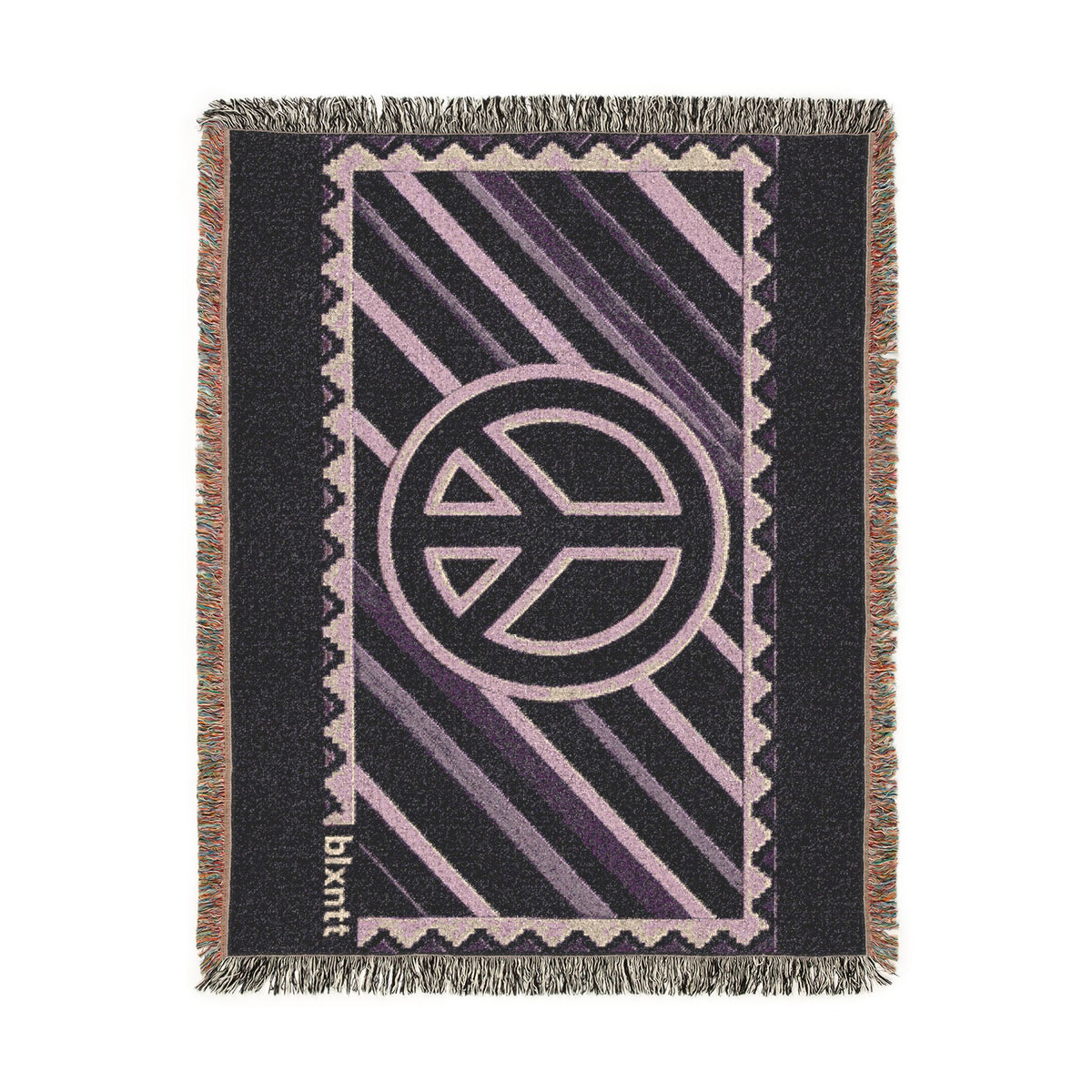 BLXNTT Purple Hippie Woven Blanket #4