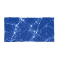 Neon Mycelium - Blueprint Beach Towel