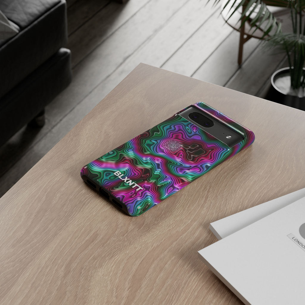 Neon Agate Phone Case