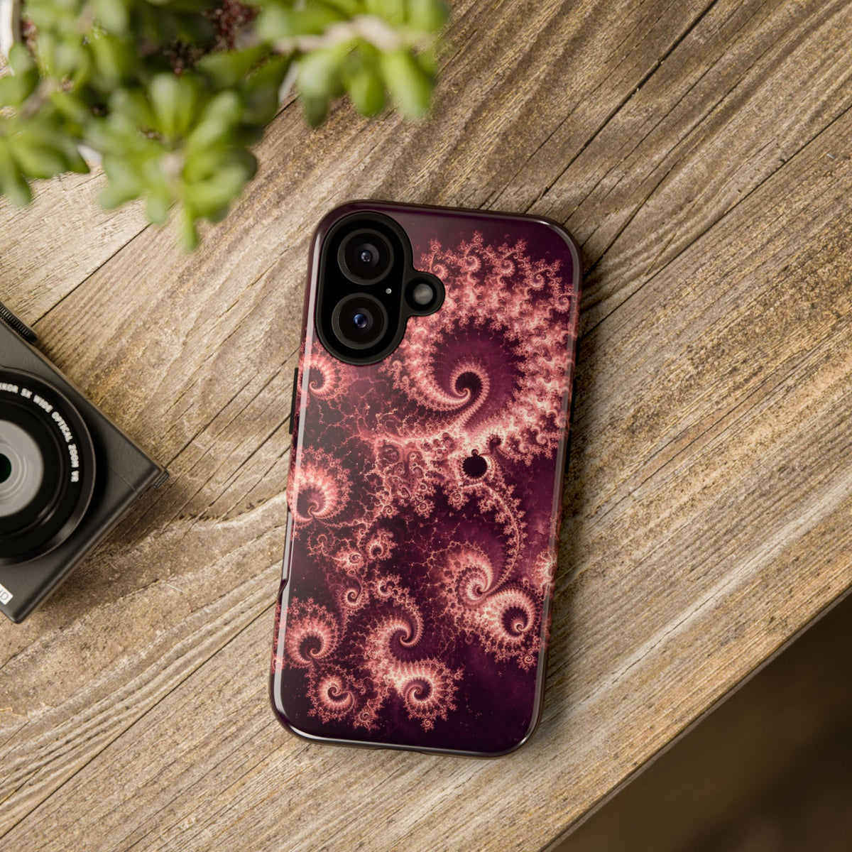 Copper Infinity - Rose Quartz Phone Case