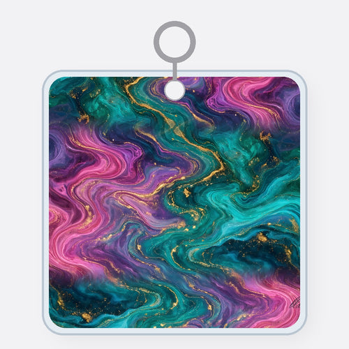 Aurora Marble Acrylic Keychain