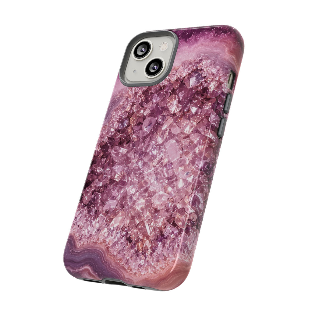 Geode Core - Rose Quartz Phone Case