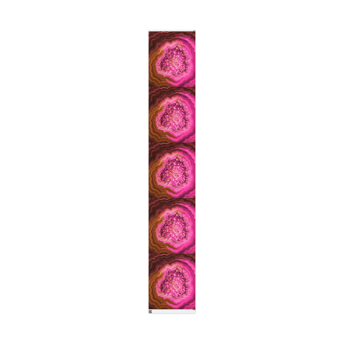 Geode Core - Terracotta Neon Wrapping Paper