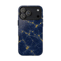 Neon Mycelium - Mustard Navy Phone Case