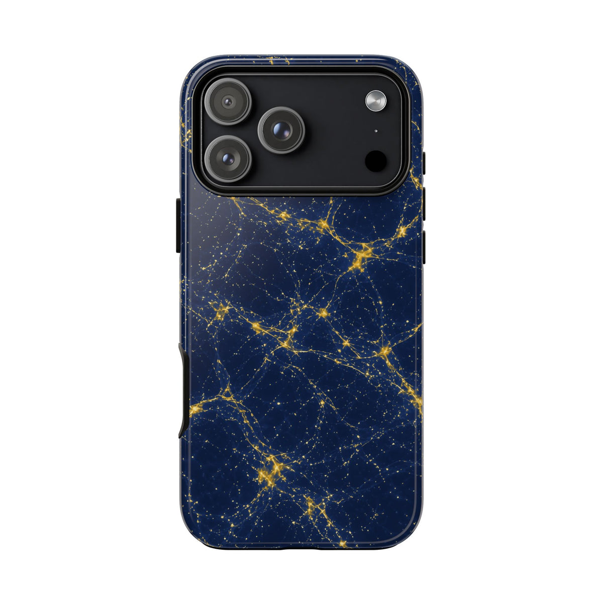 Neon Mycelium - Mustard Navy Phone Case
