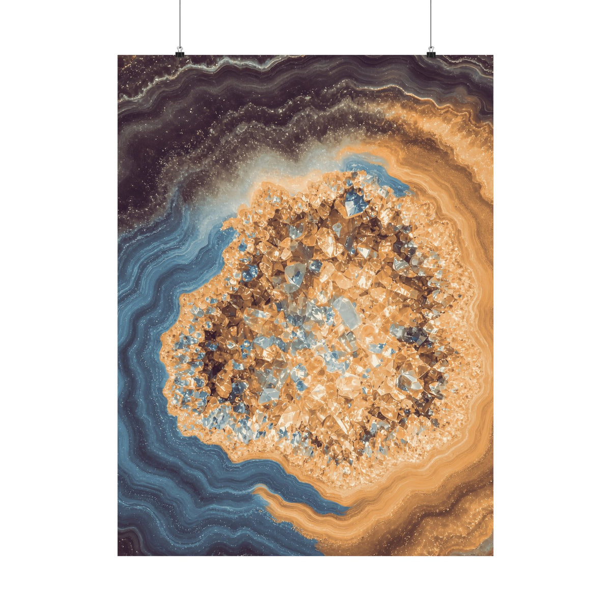 Geode Core - Desert Mirage Poster