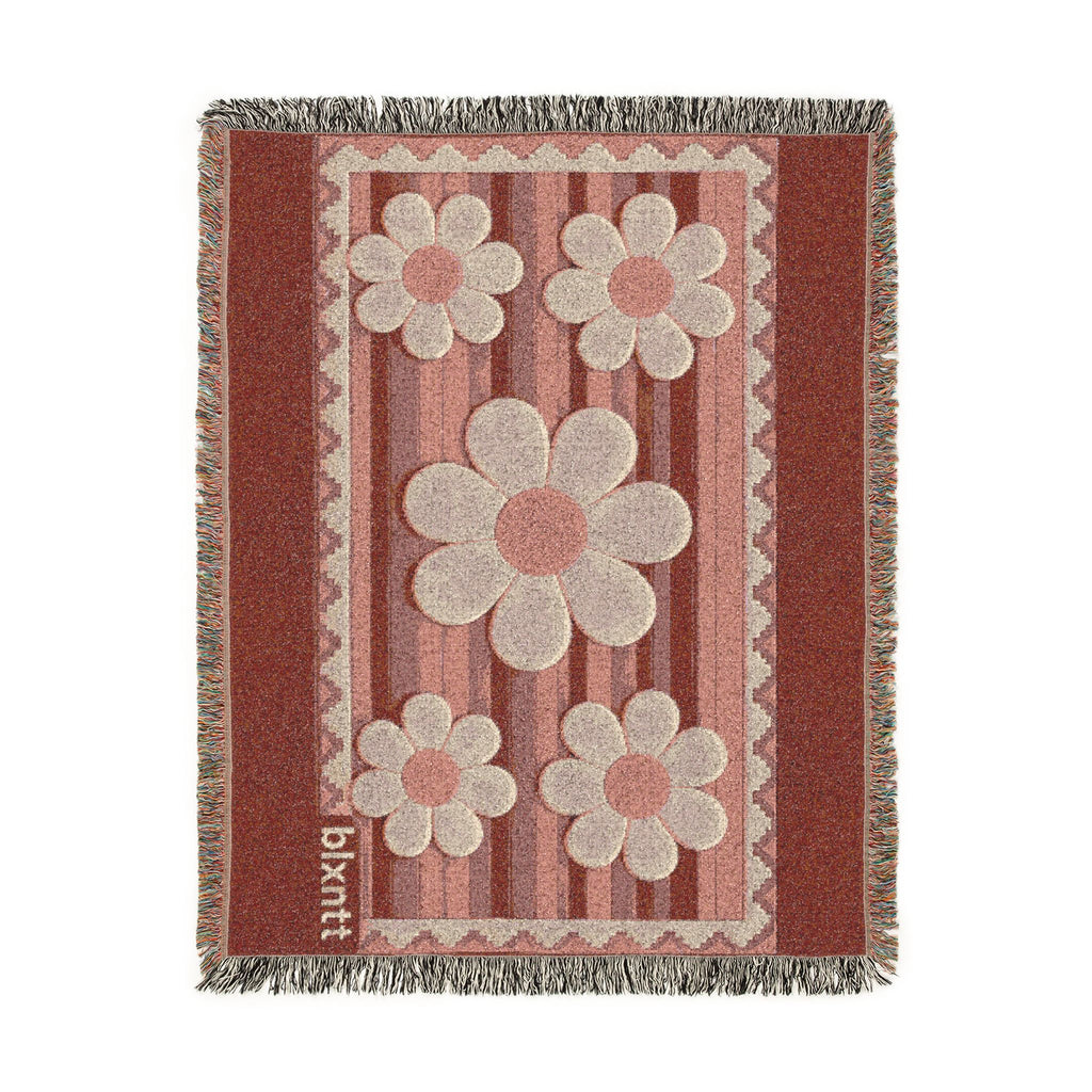 BLXNTT Pink Hippie Woven Blanket #2
