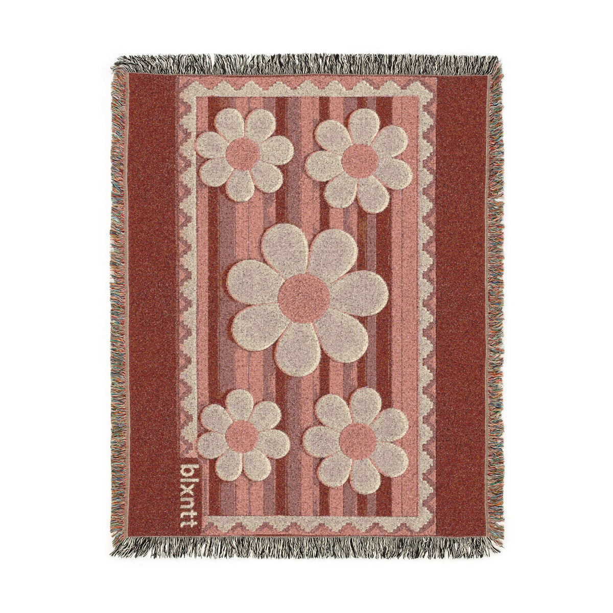 BLXNTT Pink Hippie Woven Blanket #2