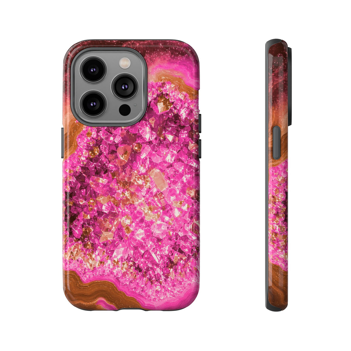 Geode Core - Terracotta Neon Phone Case