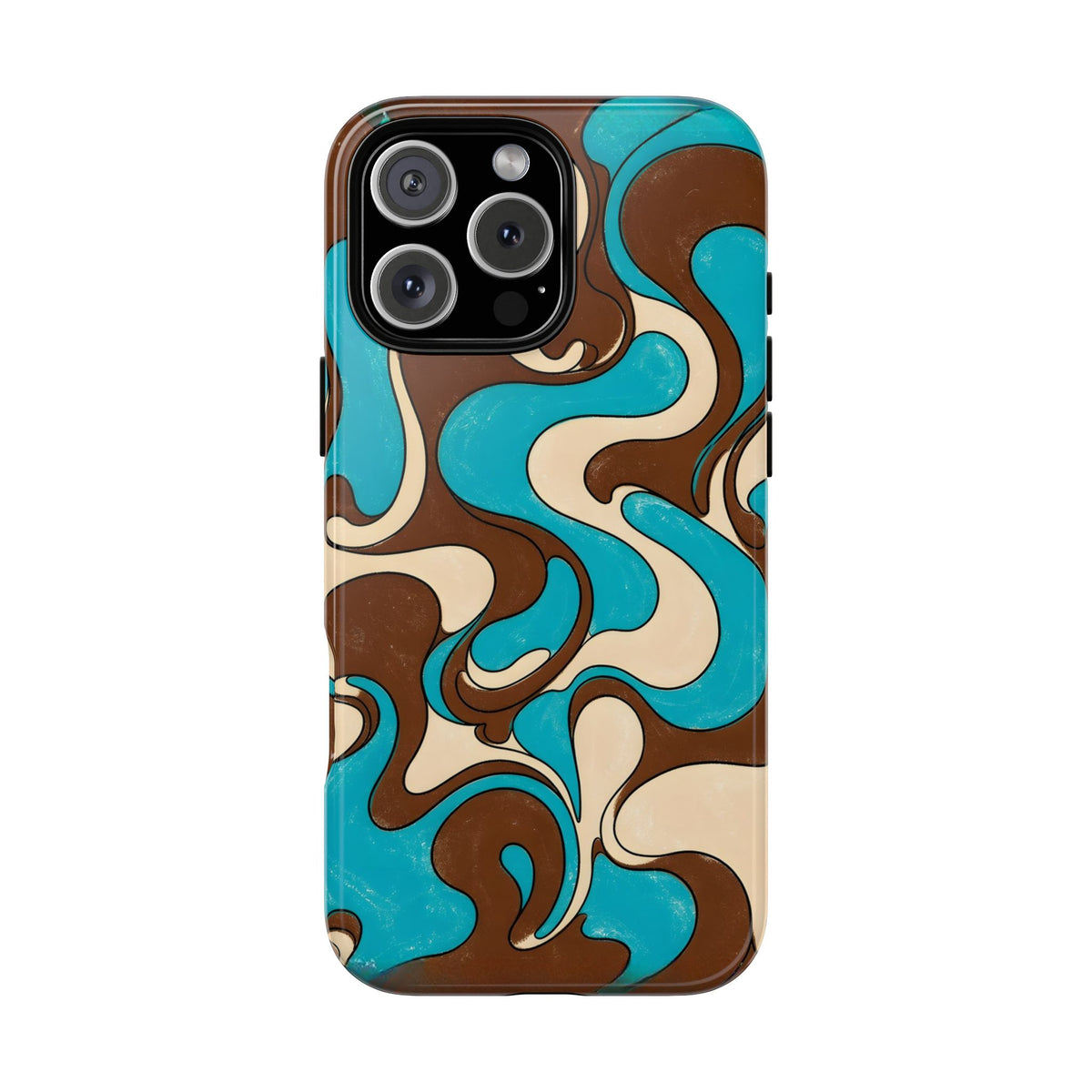 Fillmore Flow - Turquoise & Chocolate Phone Case