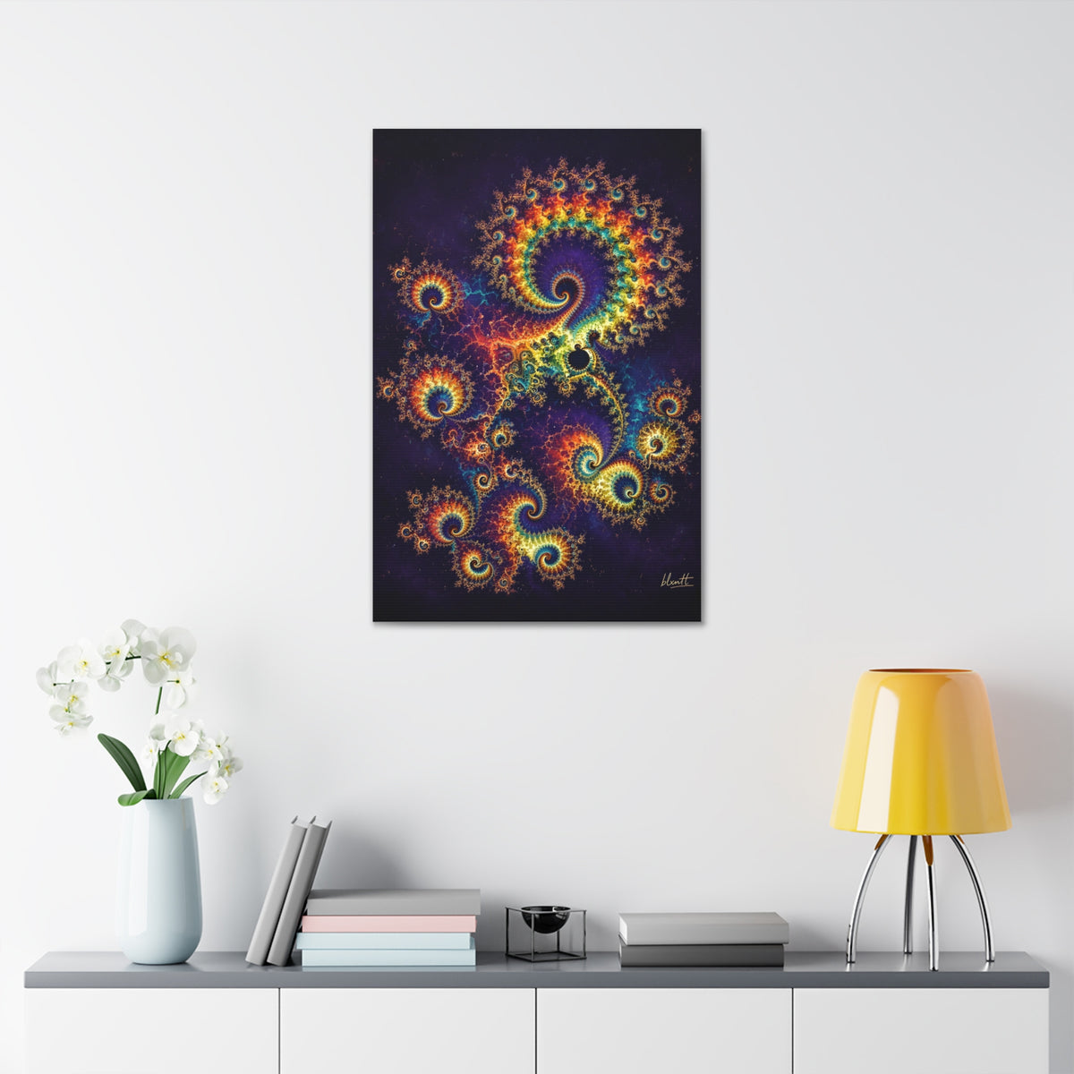 Copper Infinity - Rainbow Glossy Canvas