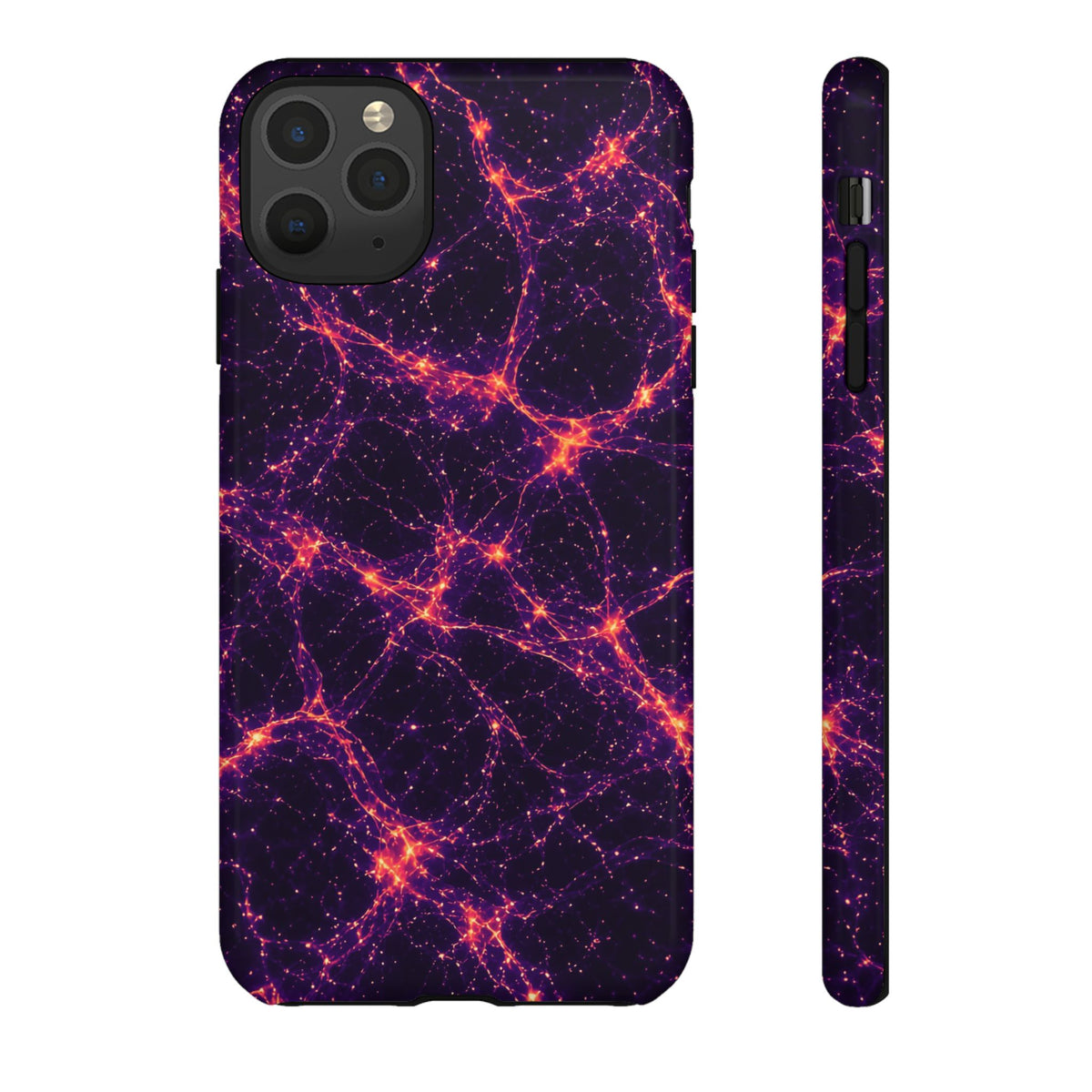 Neon Mycelium - Sunset Synapse Phone Case