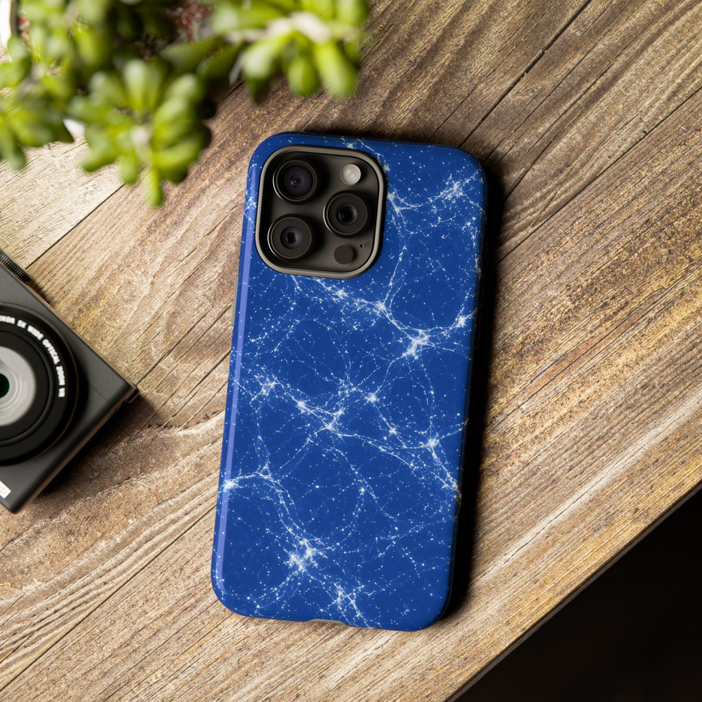 Neon Mycelium - Blueprint Phone Case