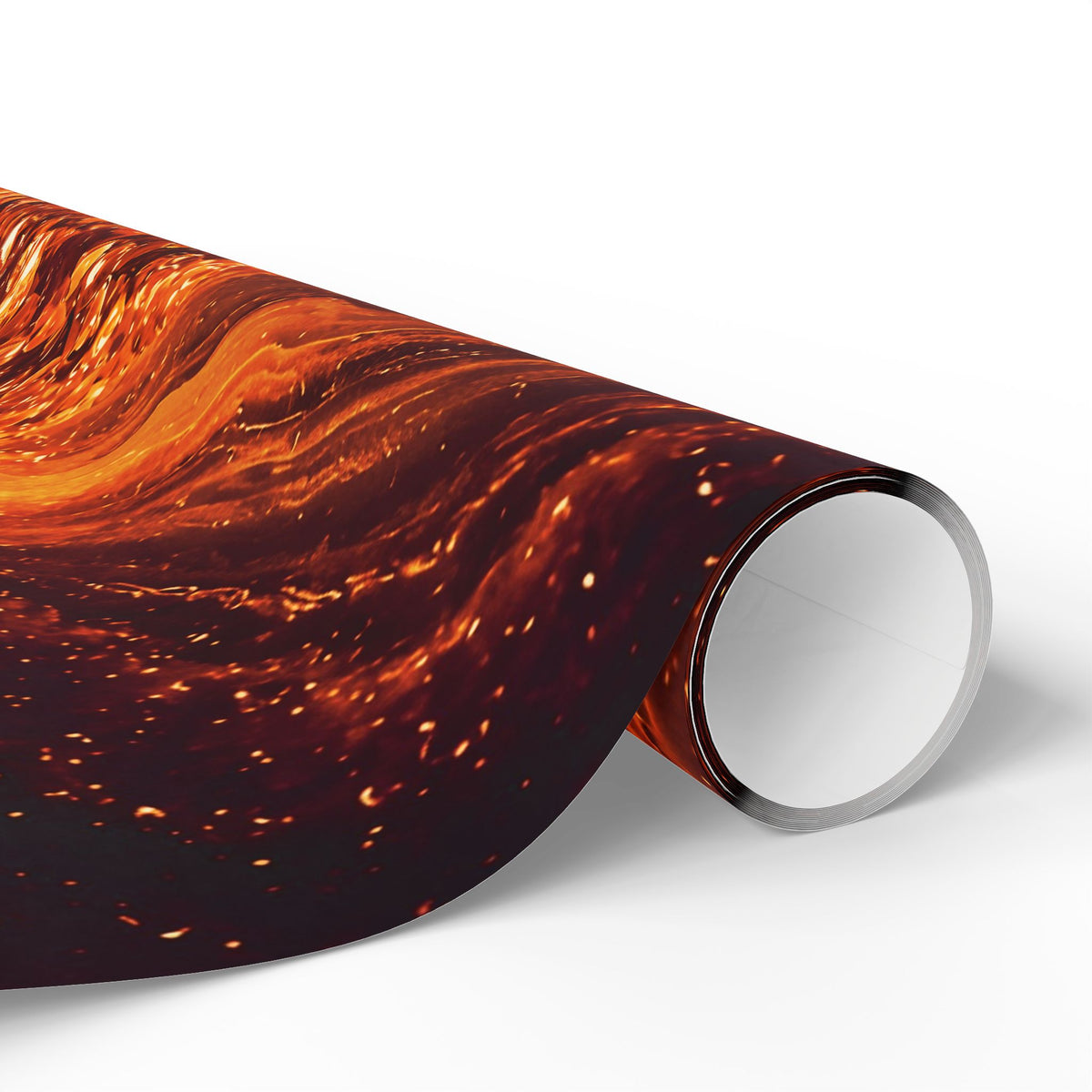 Geode Core - Molten Lava Wrapping Paper