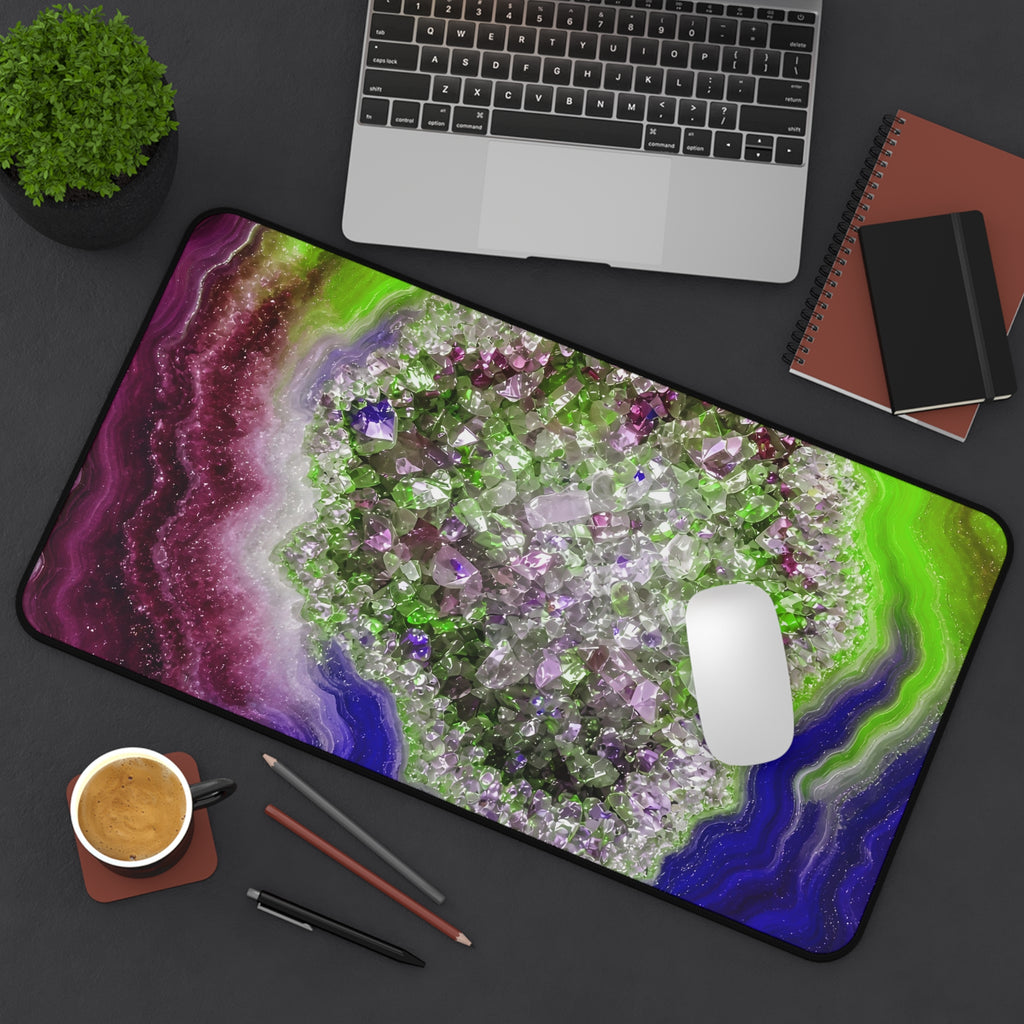 Geode Core - Cosmic Berry Desk Mat