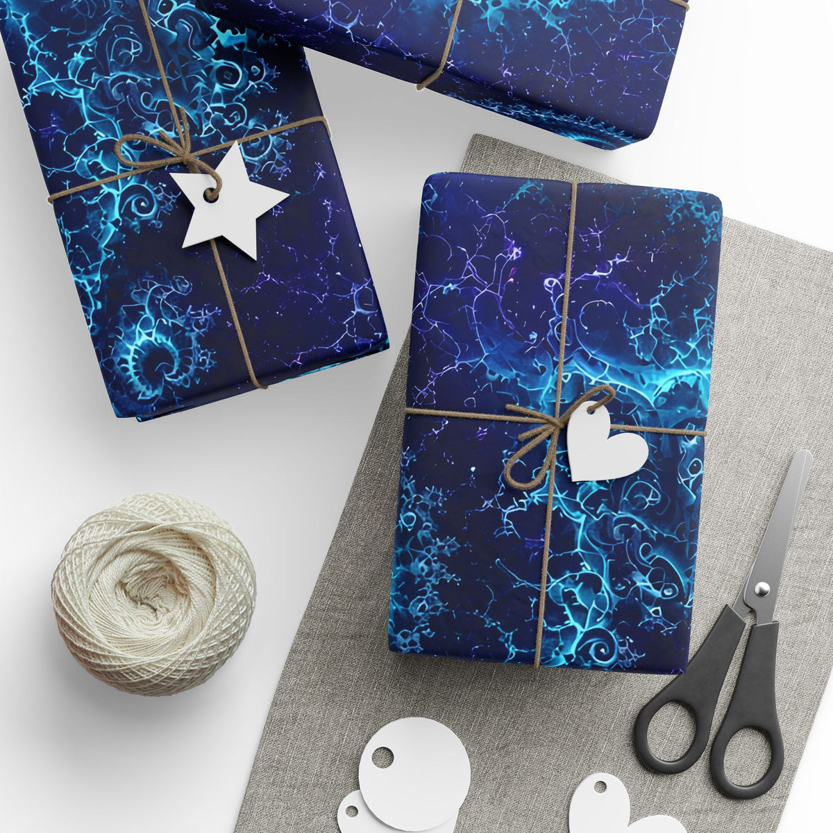 Copper Infinity - Deep Ocean Wrapping Paper