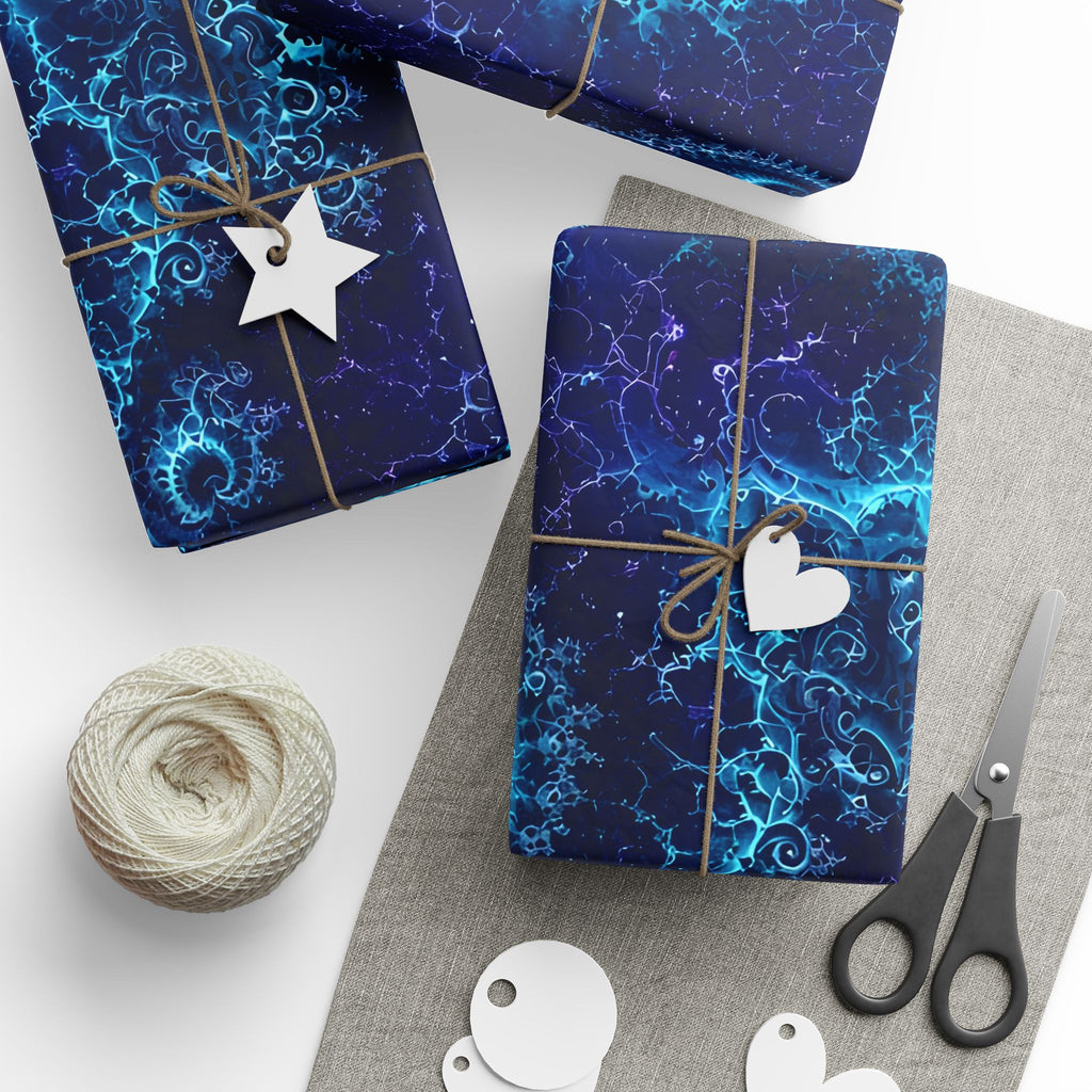 Copper Infinity - Deep Ocean Wrapping Paper