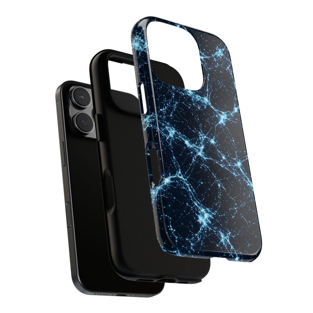 Neon Mycelium - Ice Crystal Phone Case