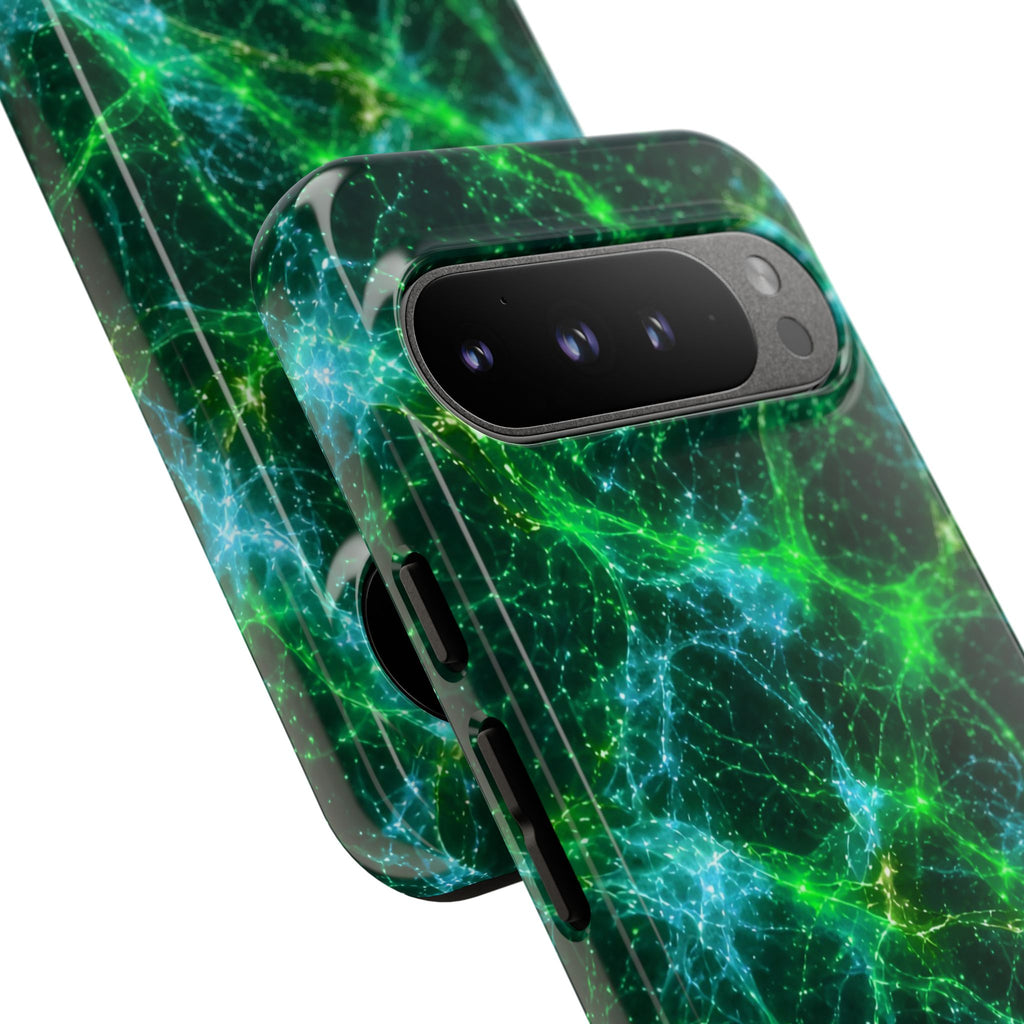 Neon Mycelium - Mermaid Phone Case