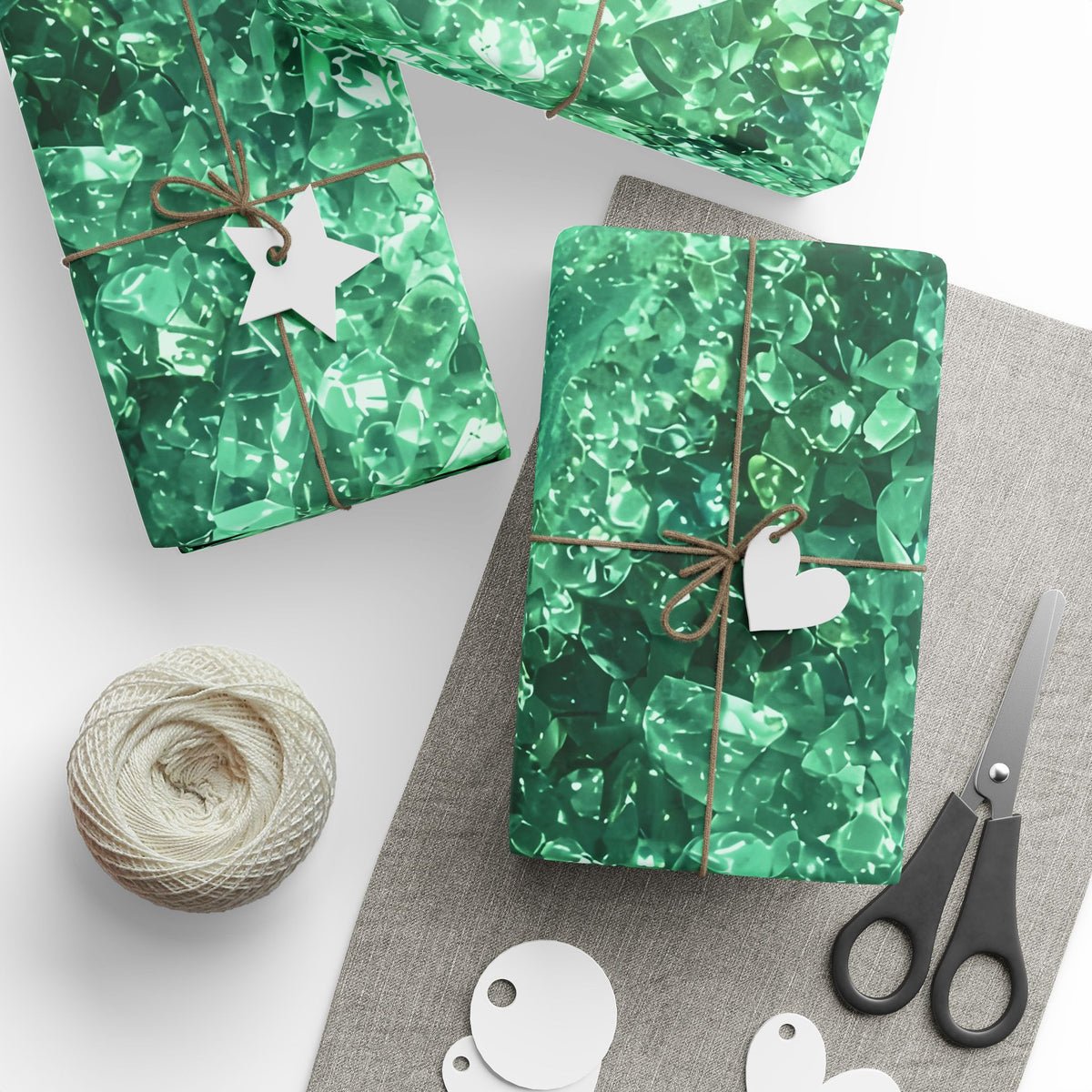 Geode Core - Jade Temple Wrapping Paper