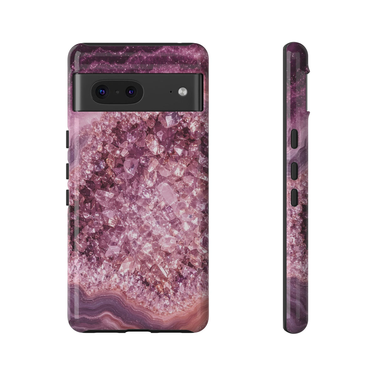 Geode Core - Rose Quartz Phone Case