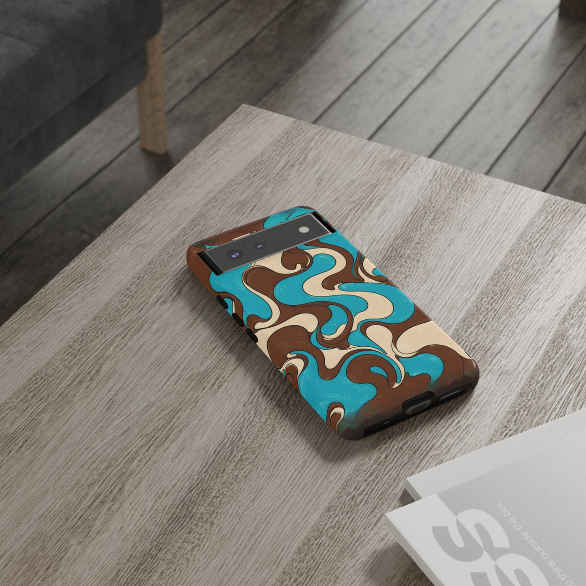 Fillmore Flow - Turquoise & Chocolate Phone Case